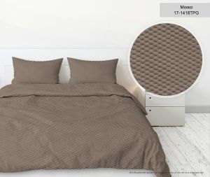 КПБ Креп-Жатка гл/кр "Бояртекс" диз. № 17-1418 Мокко