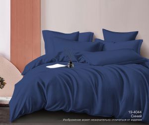 Простыня на резинке сатин (У) цвет:19-4044 TPX Синий