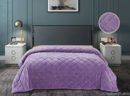 Покрывала велюр "Luxor" QV Amethyst (17-3612)