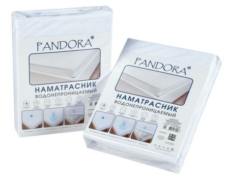 Наматрасник водонепроницаемый ТМ Pandora / борт 30/ 160х200х30