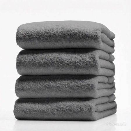 Полотенце махровое, г/к, 50х70, арт. H 50-70 BS, 470 гр/м2, цвет: 910-Серый